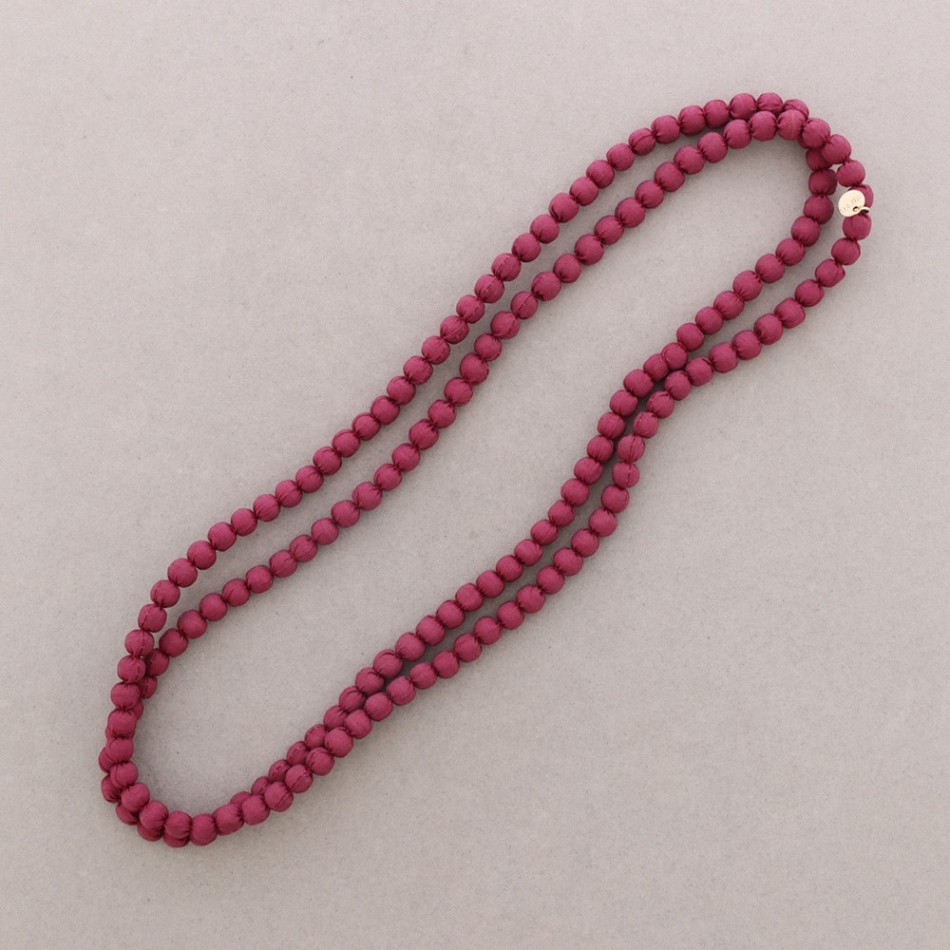COLLAR LARGO BOLAS REVESTIDAS 8MM*1,5M