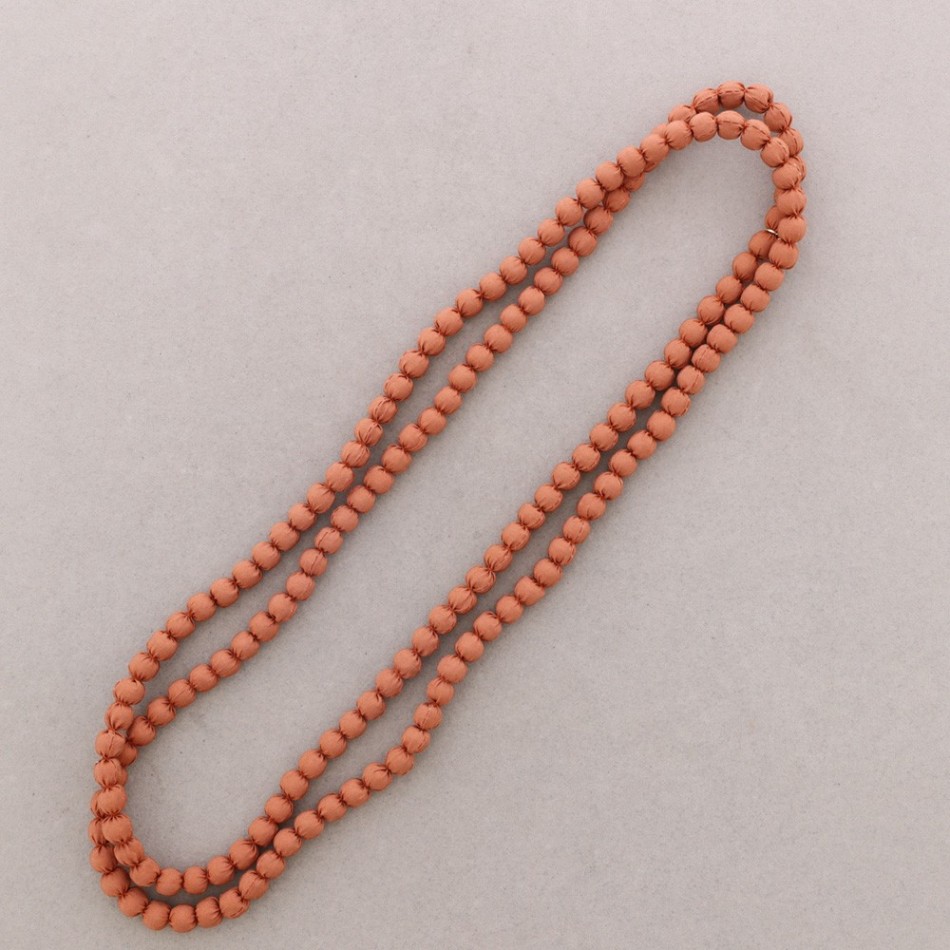 LONG COATED BALL NECKLACE 8MM*1.5M