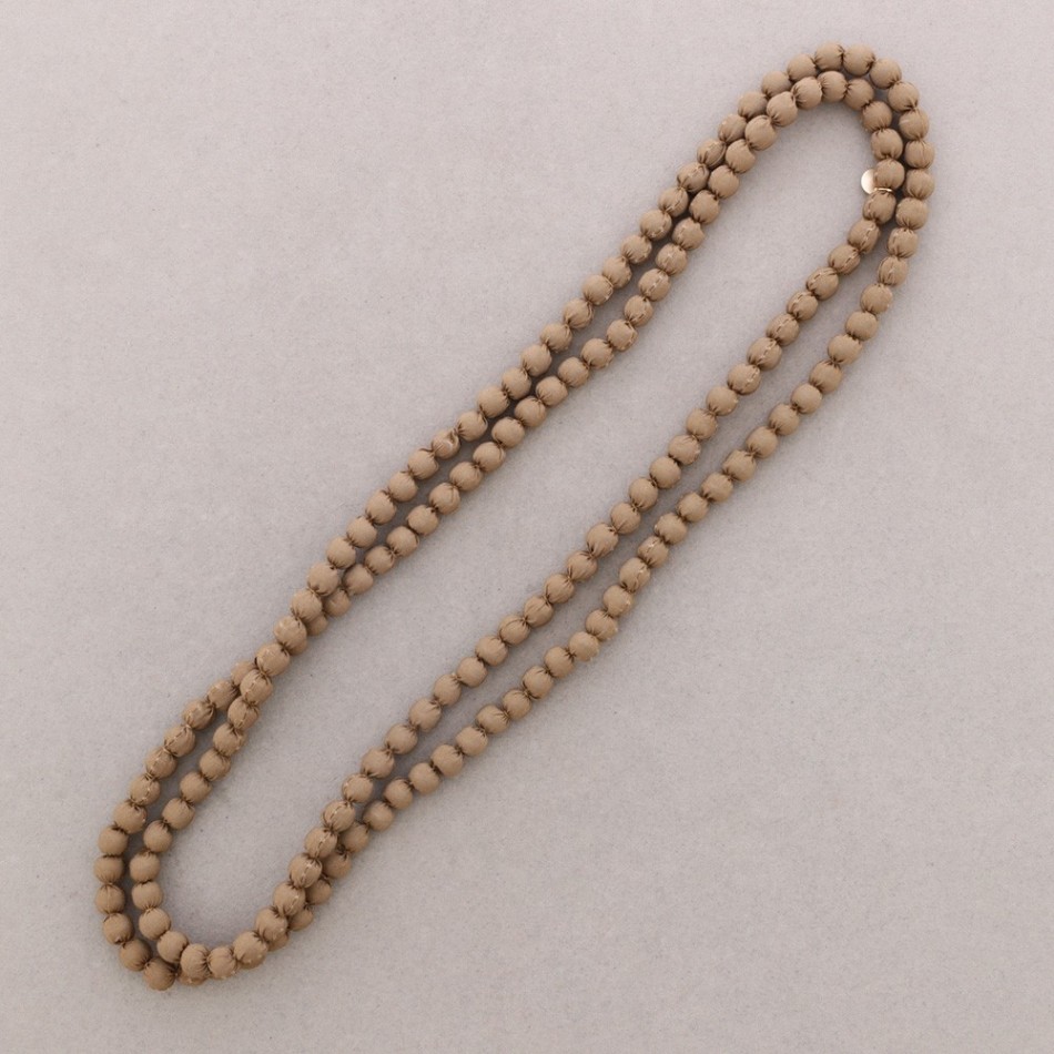 LONG COATED BALL NECKLACE 8MM*1.5M