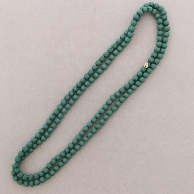 LONG COATED BALL NECKLACE 8MM*1.5M