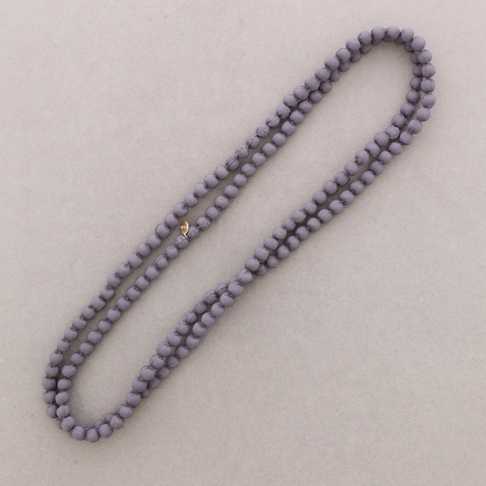 LONG COATED BALL NECKLACE 8MM*1.5M