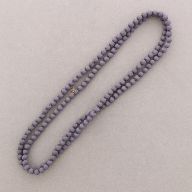 LONG COATED BALL NECKLACE 8MM*1.5M