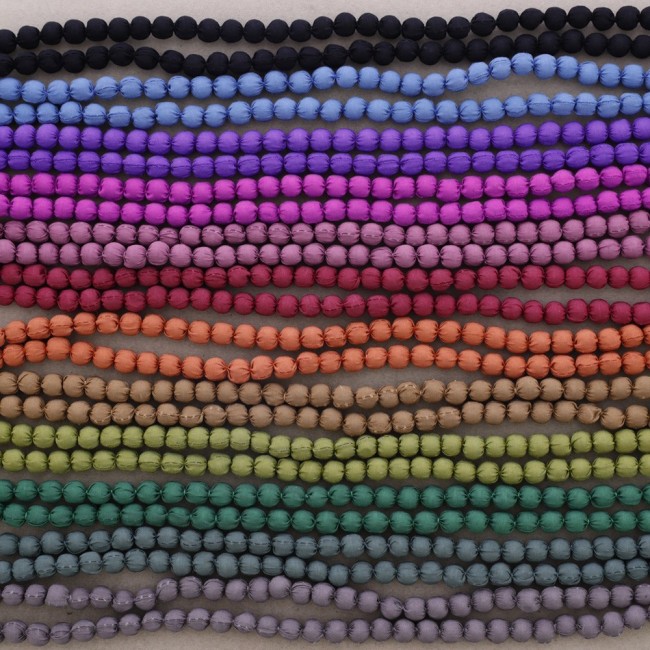 COLLAR LARGO BOLAS REVESTIDAS 8MM*1,5M