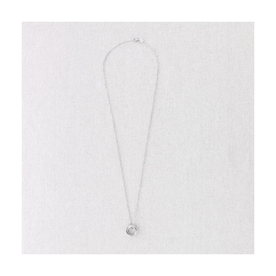 COLLAR ACERO COLGANTE MULTI ANILLA