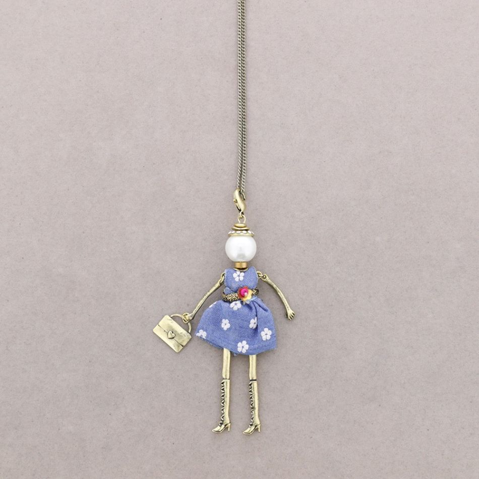 LONG PENDANT NECKLACE DOLL