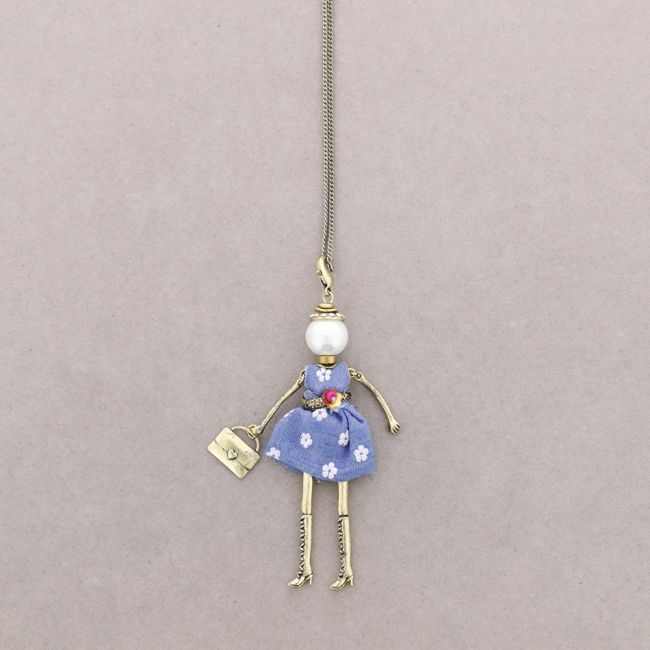 LONG PENDANT NECKLACE DOLL