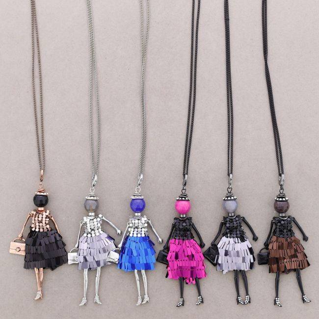 COLLAR LARGO COLG. MUÑECA