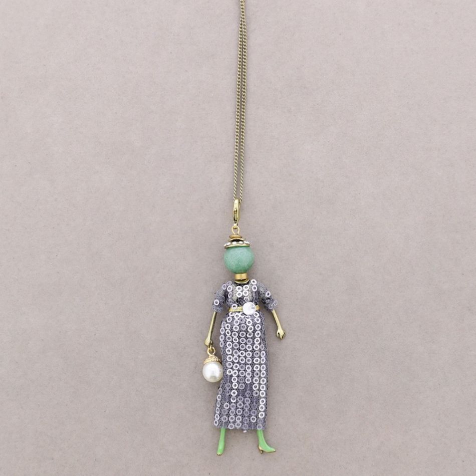 COLLAR LARGO COLG. MUÑECA ELEGANTE