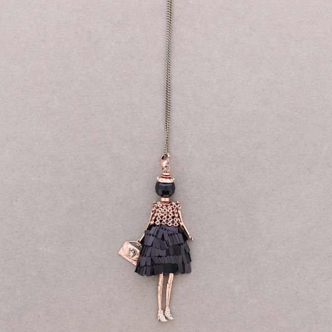 LONG PENDANT NECKLACE DOLL