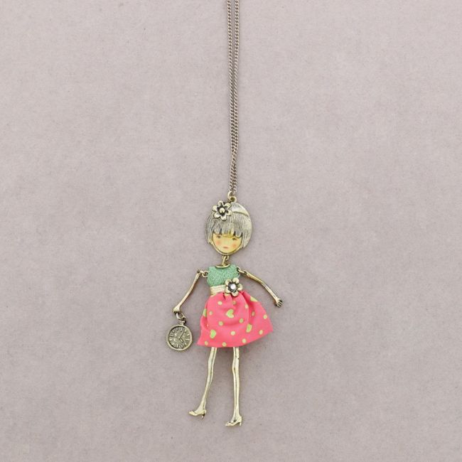 LONG PENDANT NECKLACE CARINE DOLL