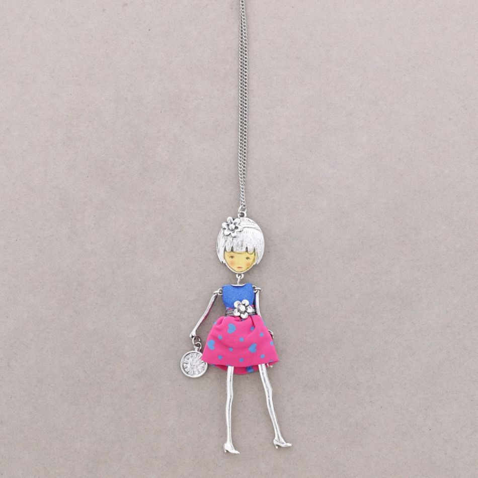 COLLAR LARGO COLG. MUÑECA CARINA