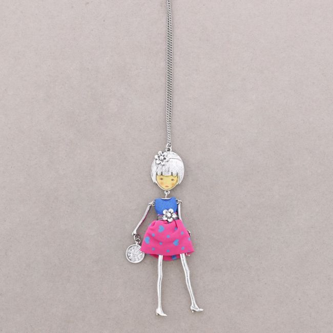 COLLAR LARGO COLG. MUÑECA CARINA