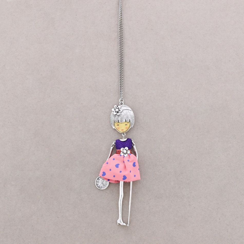 LONG PENDANT NECKLACE CARINE DOLL