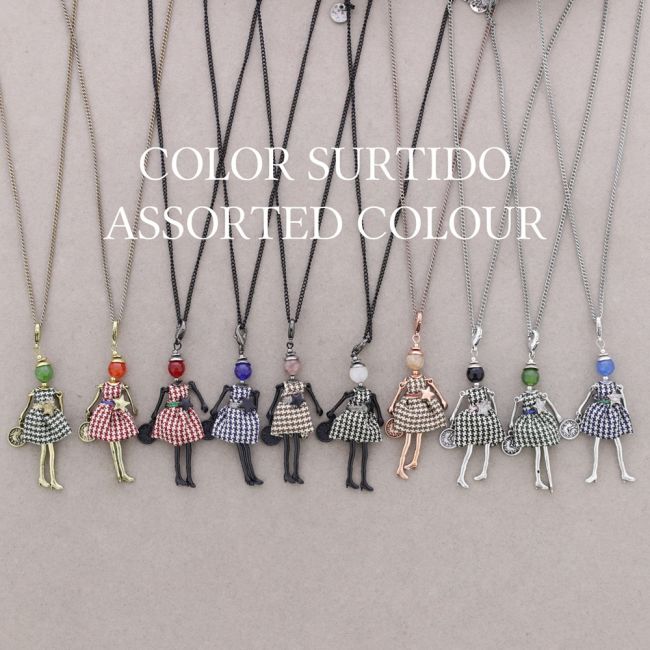 GARGANTILLA COLGANTE MUÑECA MINI