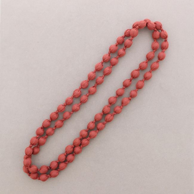 COLLAR LARGO BOLAS FORRADAS TELA 160CM