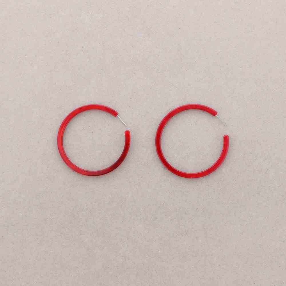 PENDIENTES ARO RESINA