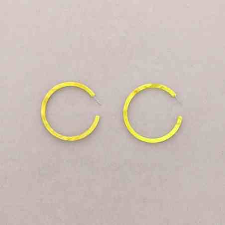 PENDIENTES ARO RESINA