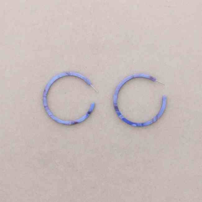 PENDIENTES ARO RESINA