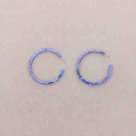 PENDIENTES ARO RESINA