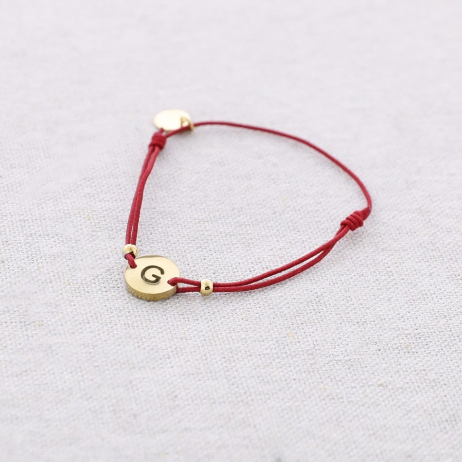 ELASTIC STEEL LETTER G BRACELET
