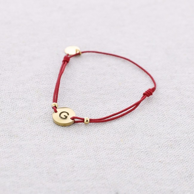 ELASTIC STEEL LETTER G BRACELET