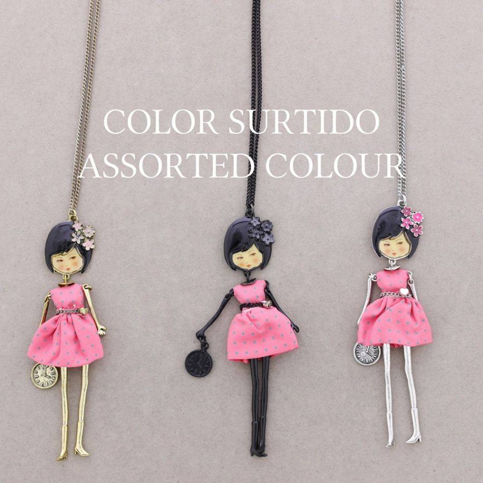 COLLAR LARGO COLG. MUÑECA CARINA