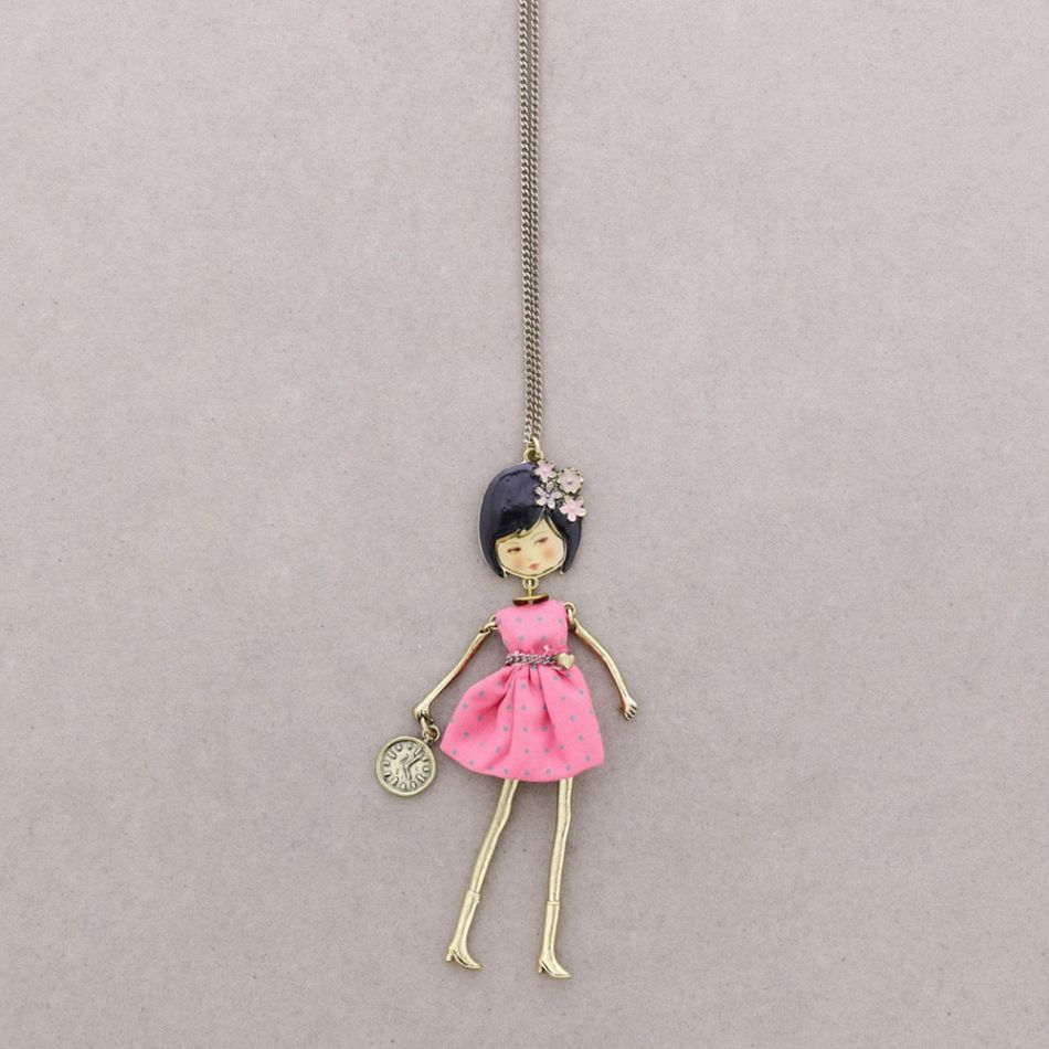 LONG PENDANT NECKLACE CARINE DOLL