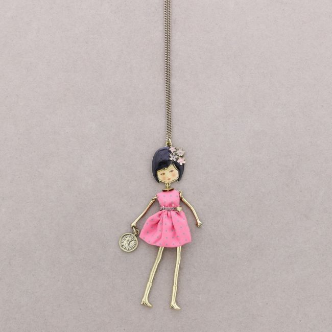 LONG PENDANT NECKLACE CARINE DOLL