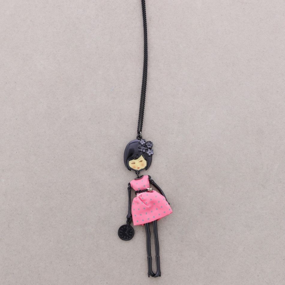 LONG PENDANT NECKLACE CARINE DOLL