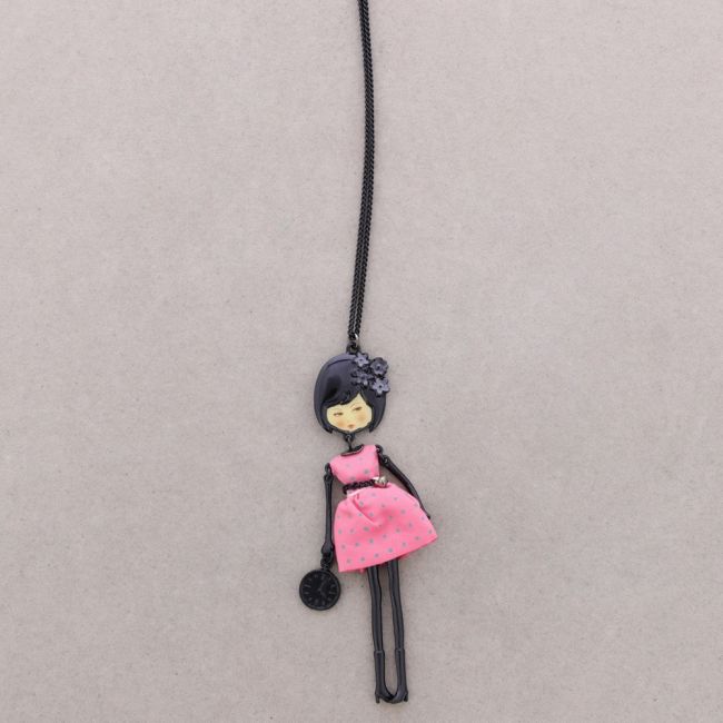LONG PENDANT NECKLACE CARINE DOLL