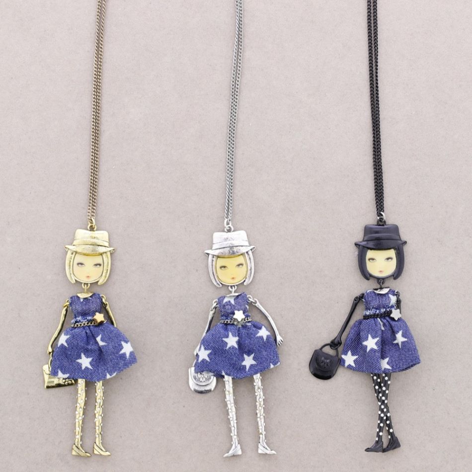 COLLAR LARGO COLG. MUÑECA CARINA