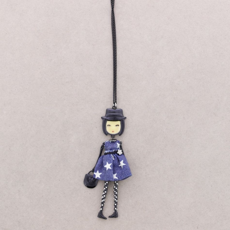 COLLAR LARGO COLG. MUÑECA CARINA