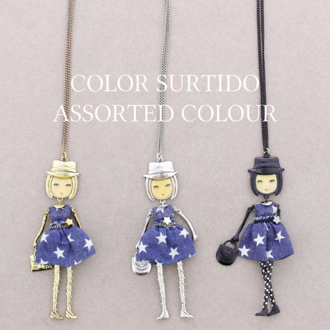 LONG PENDANT NECKLACE CARINE DOLL