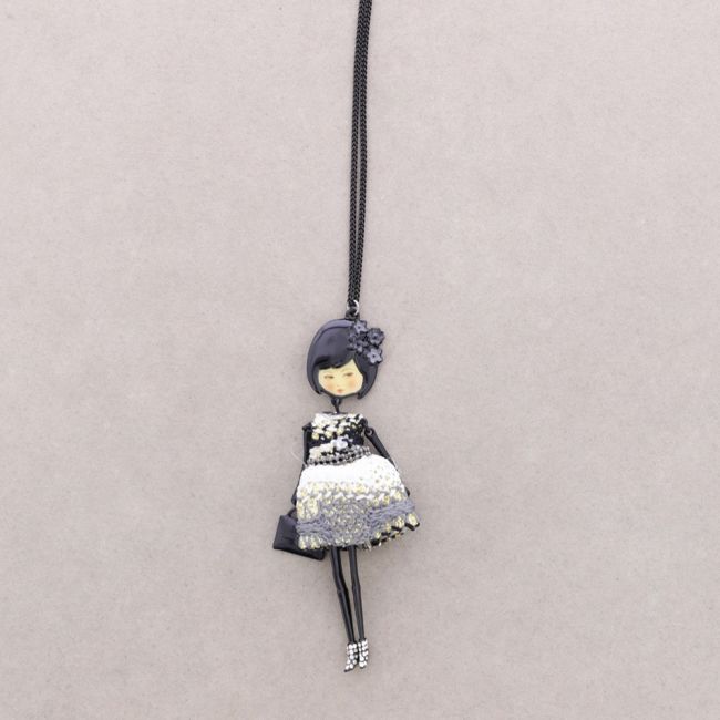 LONG PENDANT NECKLACE CARINE DOLL