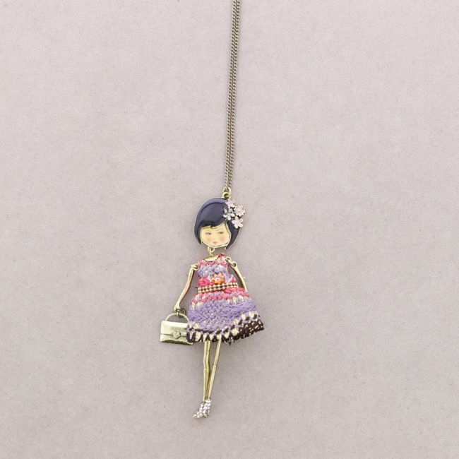 COLLAR LARGO COLG. MUÑECA CARINA