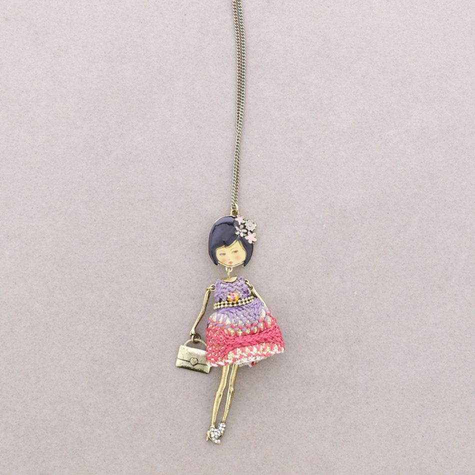 COLLAR LARGO COLG. MUÑECA CARINA