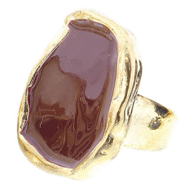 METAL ENAMEL RING