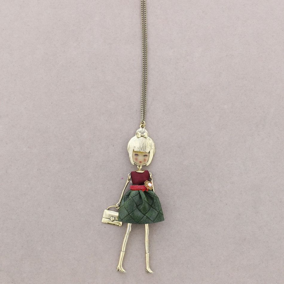 LONG PENDANT NECKLACE CARINE DOLL