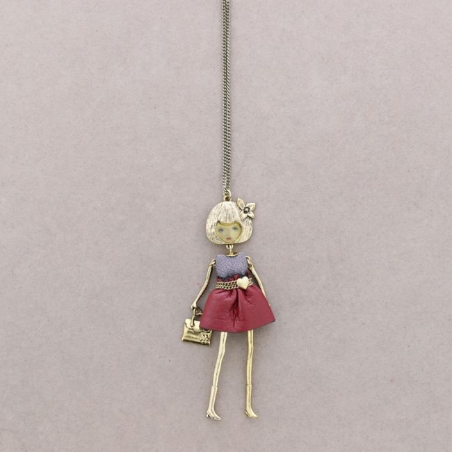 LONG PENDANT NECKLACE CARINE DOLL