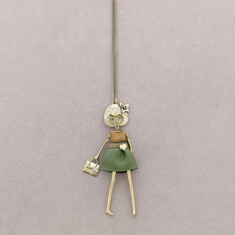 LONG PENDANT NECKLACE CARINE DOLL 2