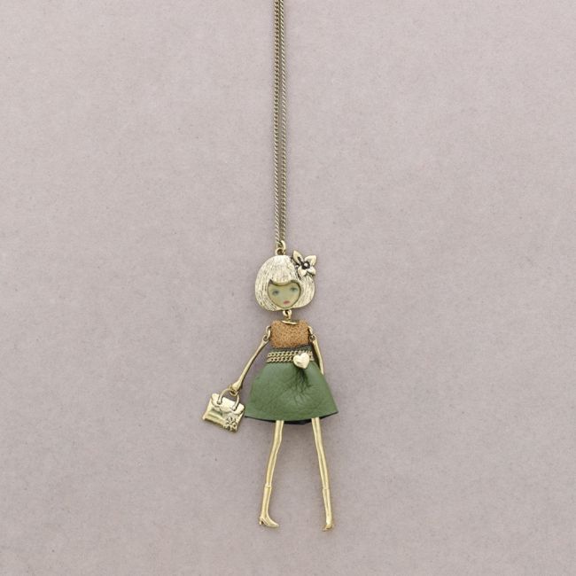 LONG PENDANT NECKLACE CARINE DOLL