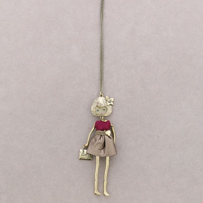 LONG PENDANT NECKLACE CARINE DOLL