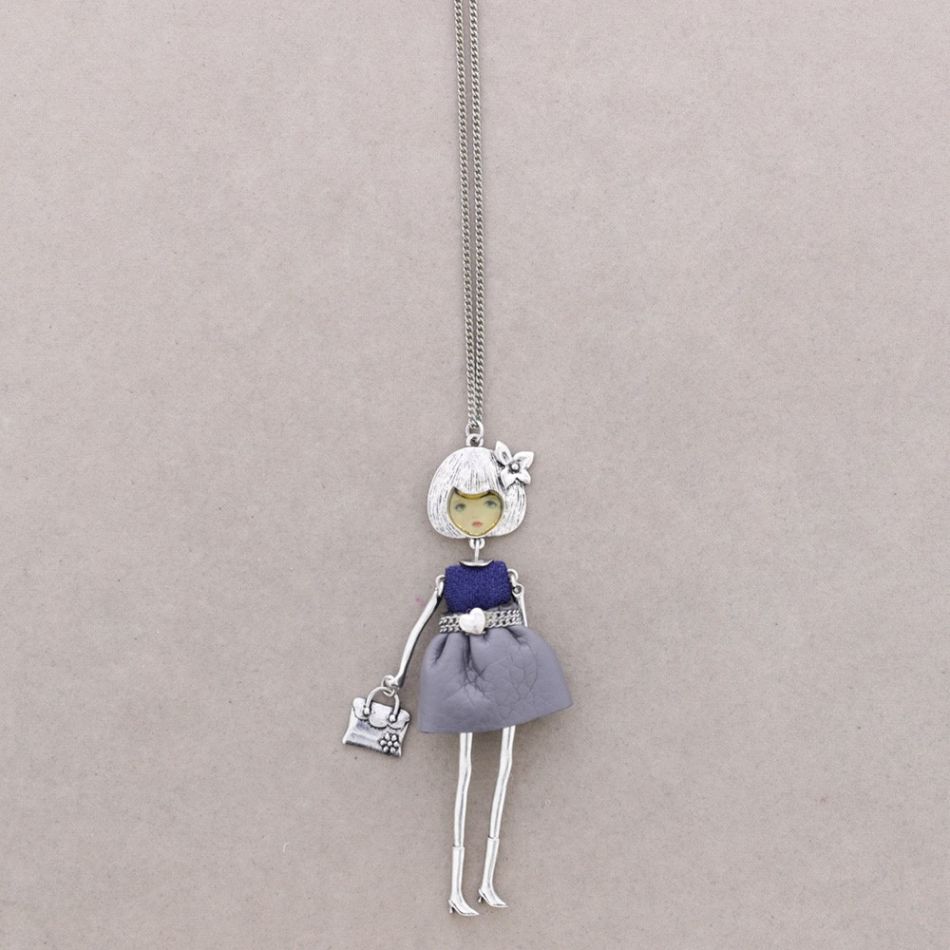 LONG PENDANT NECKLACE CARINE DOLL