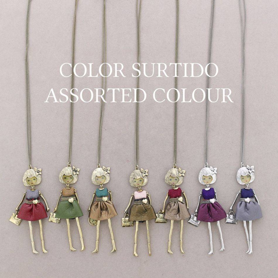 COLLAR LARGO COLG. MUÑECA CARINA