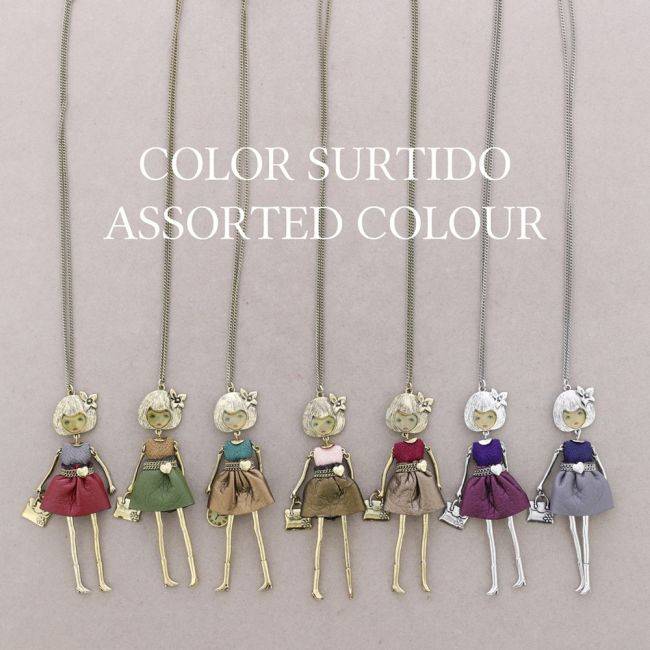 LONG PENDANT NECKLACE CARINE DOLL