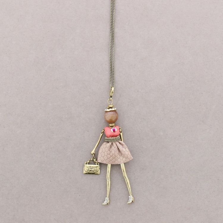 LONG PENDANT NECKLACE DOLL 2