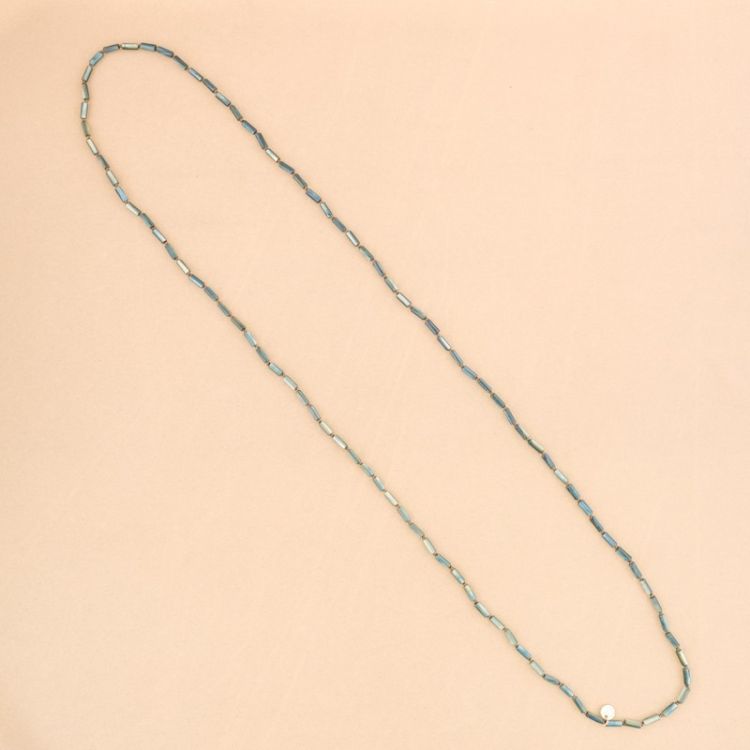 COLLAR LARGO CILINDROS  NÁCAR 1.2M