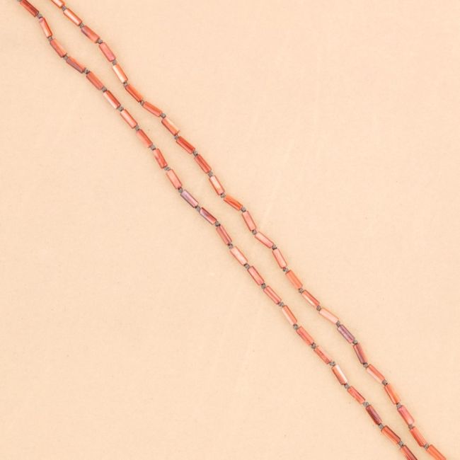 COLLAR LARGO CILINDROS  NÁCAR 1.2M