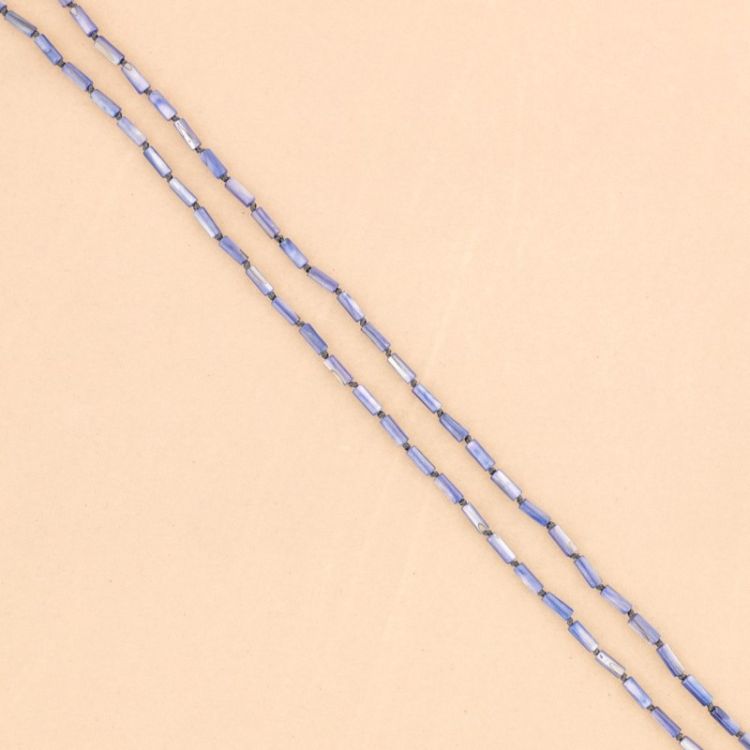 NACRE LONG CYLINDER NECKLACE 1.2M 2