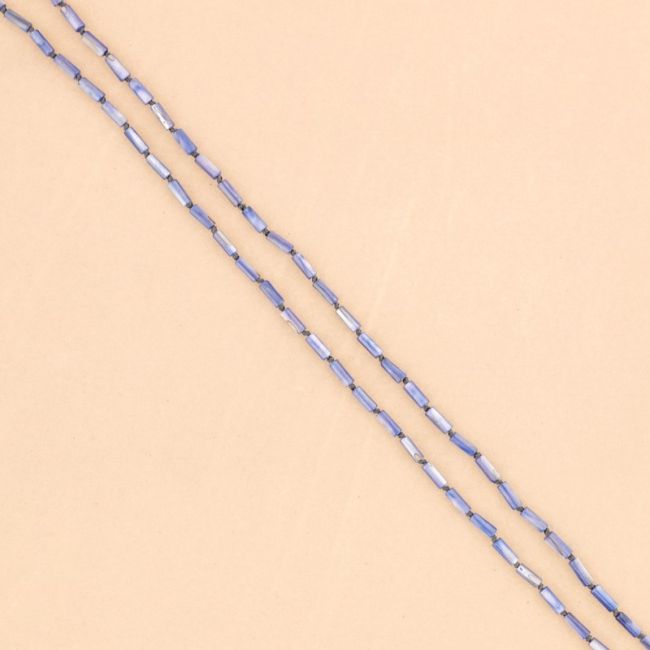 COLLAR LARGO CILINDROS  NÁCAR 1.2M